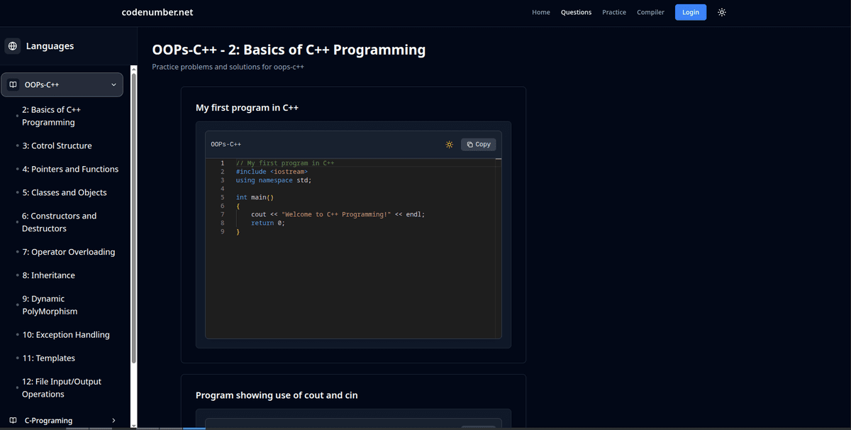CodeNumber.net - Preview 1